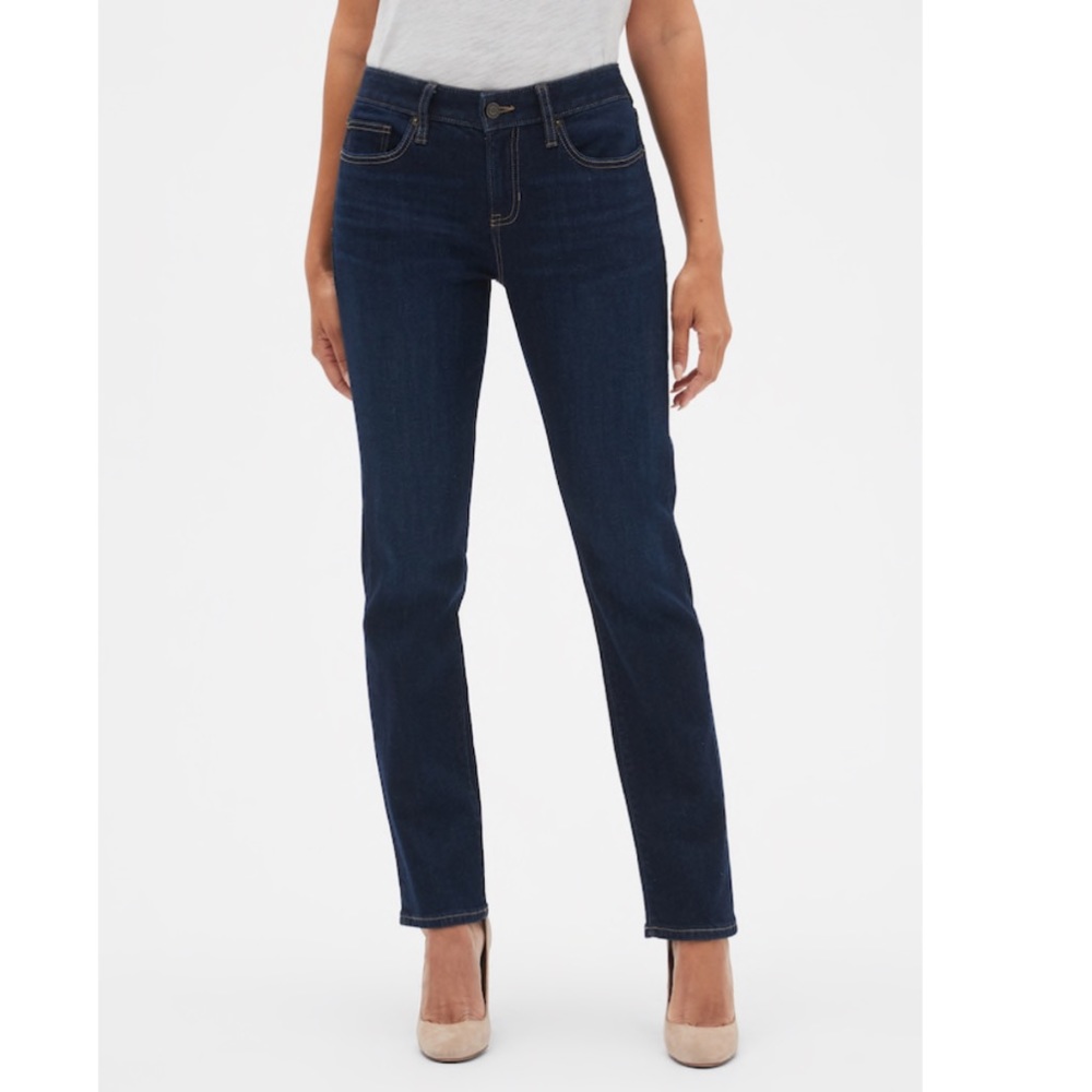 Gap Factory Midrise Real Straight Jeans